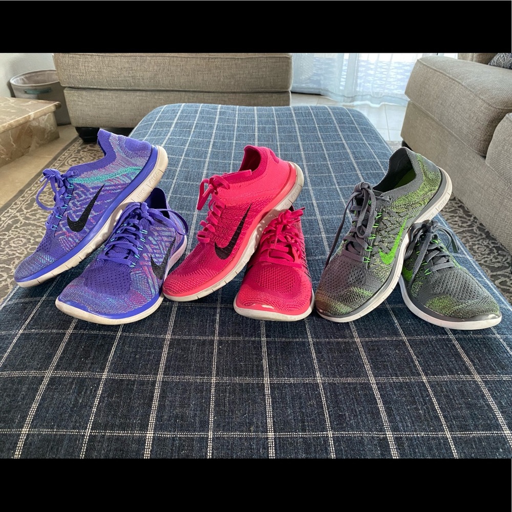 Set of 3 Nike Free 4.0 Flyknit